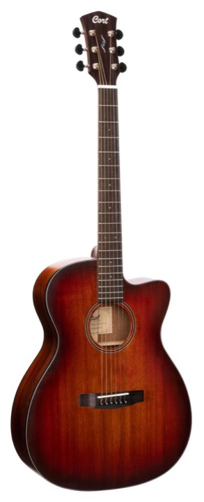 Cort CORE-OC Blackwood OPLB Core-OC är en helsolid akustisk gitarr med OM-kropp och cutaway i Corts premuimserie med sidor, botten och topp i blackwood, hals i mahogny samt greppbräda i ovangkol. Modellen har även ett inbyggt mikrofonsystem av typen Fishman Sonicore.