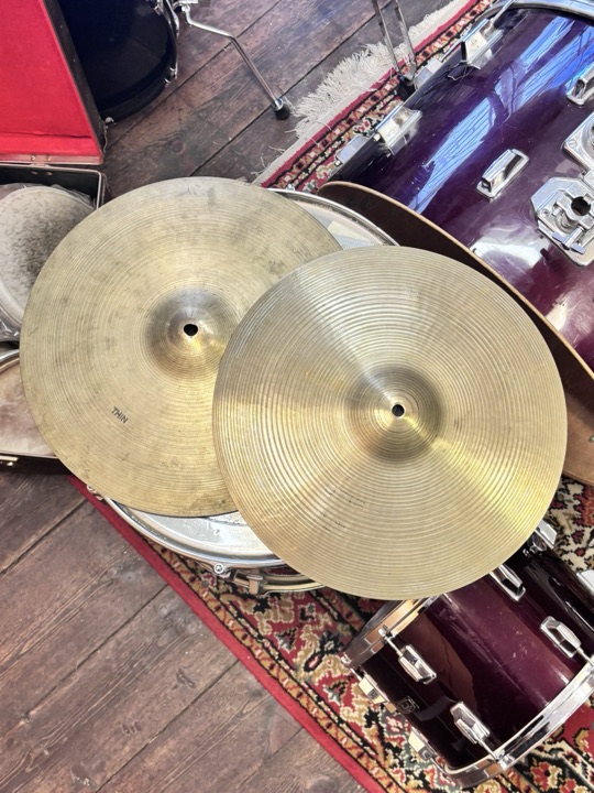 UFIP 15″ Hi-Hat Thin Cymbals Top + Bottom